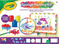 Crayola 16 részes Szivacsos festőkészlet kimosható festékekkel
