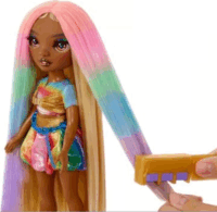 Rainbow High Fodrászolható baba5 féle hajkrétával
