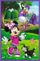 Trefl Minnie egér és barátai - 3 x 80 darabos puzzle