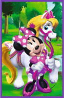 Trefl Minnie egér és barátai - 3 x 80 darabos puzzle