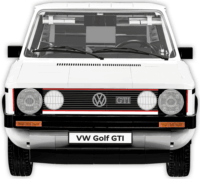 Cobi 24358 Volkswagen Golf GTI (1976-1983) 1743 darabos Építőjáték