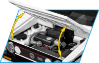 Cobi 24358 Volkswagen Golf GTI (1976-1983) 1743 darabos Építőjáték