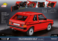Cobi 24359 Volkswagen Golf (1974-1983) 1533 darabos Építőjáték