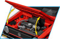 Cobi 24359 Volkswagen Golf (1974-1983) 1533 darabos Építőjáték