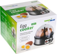 GreenBlue GB573 Elektromos Tojásfőző 400 Watt - Fekete / Ezüst