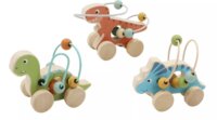 Húzható Fa dinó golyóvezetővel Bébijáték - Többféle
