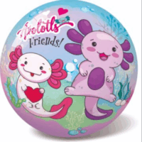 Axolotl mintájú gumilabda 23 cm