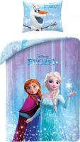 Disney Jégvarázs Elza és Anna kétrészes pamut gyerek ágynemű garnitúra (140 x 200 cm)