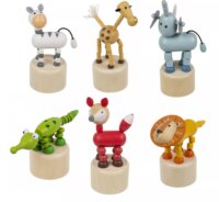 Klikk-klakk állatka fa figura - Többféle