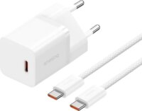 Baseus GAN5 1xUSB-C Hálózati töltő 30W - Fehér