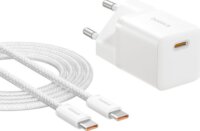 Baseus GaN5 1xUSB-C Hálózati töltő 25W - Fehér