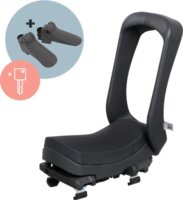 Urban Iki Junior Kulcsos Hátsó Kerékpár Gyerekülés 35 kg-ig - Fekete