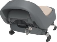 Urban Iki Junior Kulcsos Hátsó Kerékpár Gyerekülés 35 kg-ig - Fekete / Barna