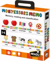 Headu Többfunkciós Montessori memória játék - Angol