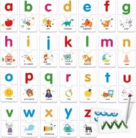 Headu Betűtanító fejlesztő játék kirakóval és táblafilccel - Angol