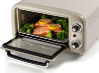 Ariete 3919/03 Vintage Elektromos mini sütő 10L 800 Watt - Bézs