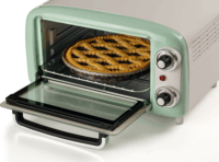 Ariete 3919GR Vintage Elektromos mini sütő 10L 800 Watt - Zöld/Fehér