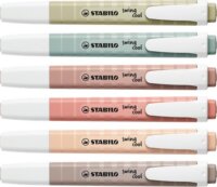 Stabilo Swing Cool NatureCOLORS 1-4mm Szövegkiemelő készlet - Vegyes színek (6 db / csomag)