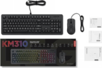 Lenovo Legion KM310 RGB Vezetékes Gaming Billentyűzet és Egér US - Fekete