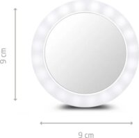 Medisana CM-20E Hordozható Szelfi tükör Ø 9 cm - Fehér
