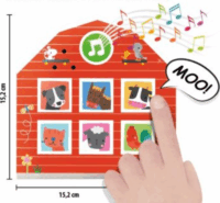 Headu Állathangok a farmon - hangot adó Montessori kirakó kicsiknek