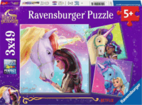 Ravensburger Unikornis Akadémia - Varázslat és barátság 3x49 darabos puzzle