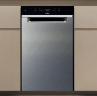 Whirlpool WH3UC10BS7A0X Szabadonálló mosogatógép 45cm 10 teríték - Inox