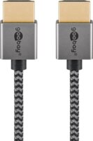 Goobay 75758 Slim Ultra High Speed HDMI - HDMI 2.1 kábel 2m - Ezüst