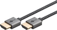 Goobay 75758 Slim Ultra High Speed HDMI - HDMI 2.1 kábel 2m - Ezüst