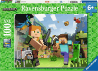 Ravensburger Minecraft - Steve és Alex 100 darabos XXL puzzle