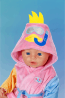 Zapf Creation BABY born® Kacsa mintás színes fürdőköpeny - 43cm