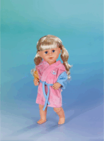 Zapf Creation BABY born® Kacsa mintás színes fürdőköpeny - 43cm