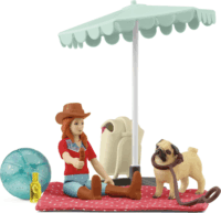 Schleich 42751 Horse Club Kirándulás a tóhoz figura szett