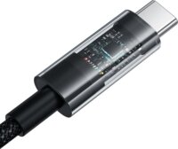 Baseus Gem USB-A apa - USB-C apa Adat és gyorstöltő kábel 2m - Fekete