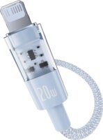 Baseus Gem USB-C apa - Lightning apa Adat és gyorstöltő kábel 2m - Kék