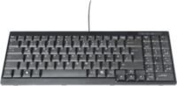 Digitus DS-72000 Vezetékes Slim Billentyűzet DE - Fekete