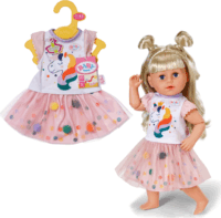 Zapf Creation BABY born® Unikornis ruha Tütüvel - 43cm