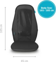 Medisana MC-15E Shiatsu Masszázsülés - Fekete