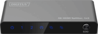 Digitus DS-55337 HDMI Splitter - Fekete (1 PC - 4 Kijelző)