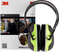 3M X4A Munkavédelmi fülvédő - Fekete / Zöld