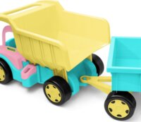 Wader Giant 55cm Billenős kocsi - Rózsaszín/Sárga