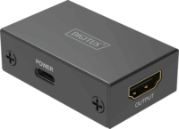 Digitus DS-55341 HDMI FullHD / 4K / 8K aktív Jelerősítő Repeater 30m - Fekete