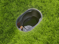 Gardena 16021-20 AquaPrecise süllyesztő doboz - Fekete