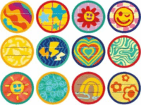 Hasbro Play-Doh Apró gyurmák 340g - Vegyes színek (12db/csomag)