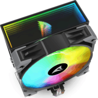 Sharkoon A50 PWM RGB Univerzális CPU Hűtő - Fekete