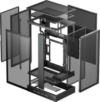 DeepCool CH270 Digital Mini Torony Számítógépház - Fekete