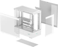 DeepCool CH690 Digital Midi Torony Számítógépház - Fehér