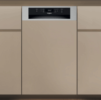 Whirlpool WH6PC11BS7A0 Beépíthető mosogatógép 45cm 11 teríték - Inox