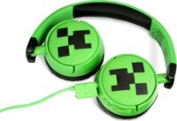 OTL MC1231 Minecraft Creeper Wireless Gyerek Fejhallgató Headset - Zöld mintás