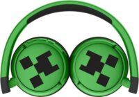 OTL MC1231 Minecraft Creeper Wireless Gyerek Fejhallgató Headset - Zöld mintás